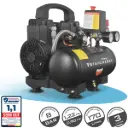 STAHLWERK Kompressor ST-38 BL mit 8 bar | 1,22 PS | 0,90 kW | 170 l/min | 3 L Tank ölfreier Druckluft-Kompressor | Kolben-Kompressor | Silent-Kompressor | Flüster-Kompressor mit Brushless-Motoren 