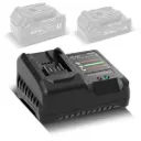 STAHLWERK Akku-Ladegerät WHC-2060 | 20 V DC Ausgangsspannung | automatische Ladeüberwachung, Reparaturmodus, Temperaturkontrolle und Erhaltungsladung | LED-Anzeige 