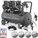 STAHLWERK Kompressor ST-610 Pro Vollausstattung | 10 bar | 3,94 PS | 2,9 kW | 500 l/min | 60 l Tank | Ölfrei | Brushless-Motor| 5 Meter Schlauch | Reifenfüller | 3-fach Verteiler | Ausblaspistole 